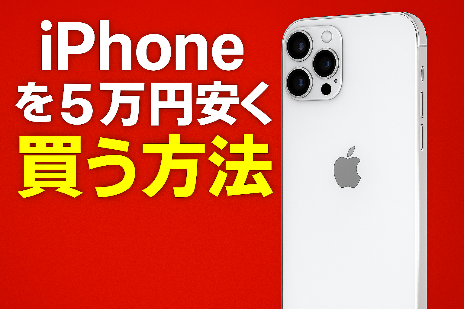  モバイル商店 ブログ 超必見！同じ新品のiPhoneを最大5万円安く買う方法！！！のイメージサムネイル画像