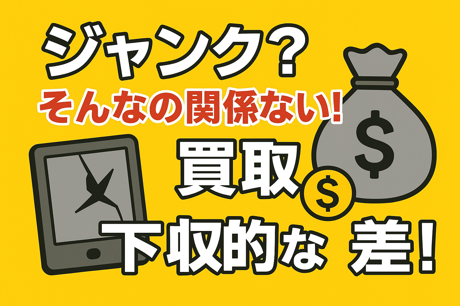  モバイル商店 ブログ ジャンク？？そんなの関係ない！という当店の買取価格💰のイメージサムネイル画像
