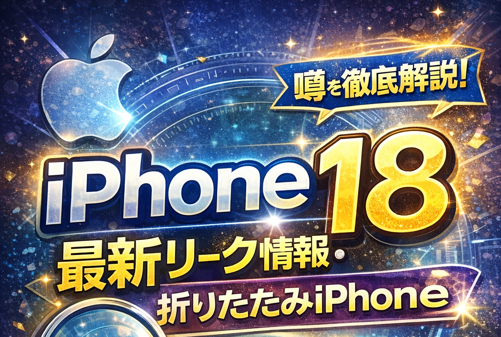  モバイル商店 ブログ iPhone18最新リーク情報・折りたたみiPhoneの噂を徹底解説！のイメージサムネイル画像
